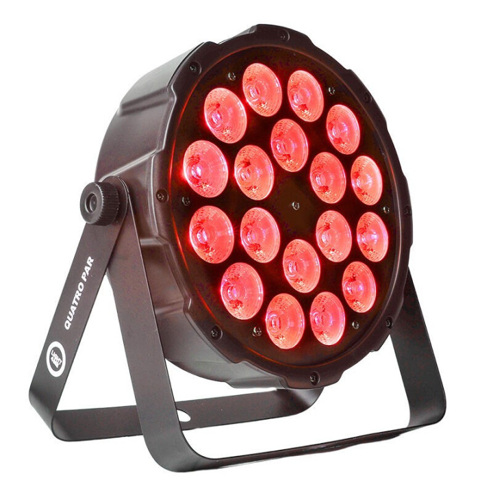 LIGHT4ME QUATRO PAR 18x10W RGBW reflektor sceniczny oswietle