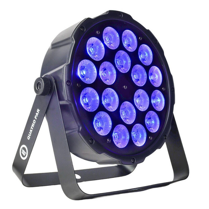 LIGHT4ME QUATRO PAR 18x10W RGBW reflektor sceniczny oswietle