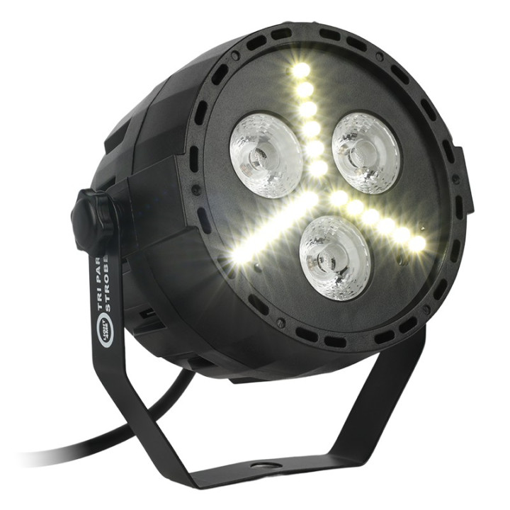 LIGHT4ME TRI PAR STROBE reflektor par stroboskop oswietlenie