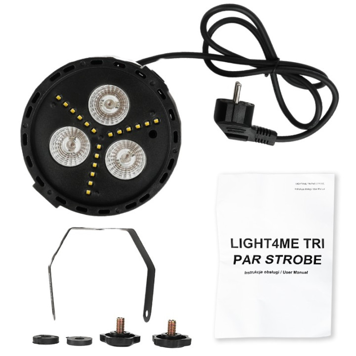 LIGHT4ME TRI PAR STROBE reflektor par stroboskop oswietlenie