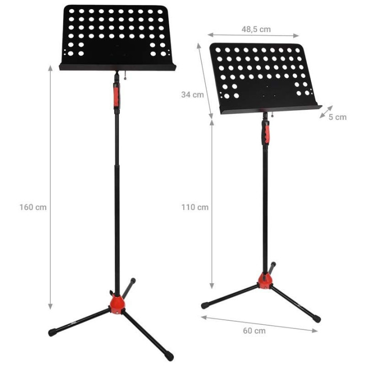 V-TONE DELUXE P1 pulpit do nut tekstów regulowany samoblokuj