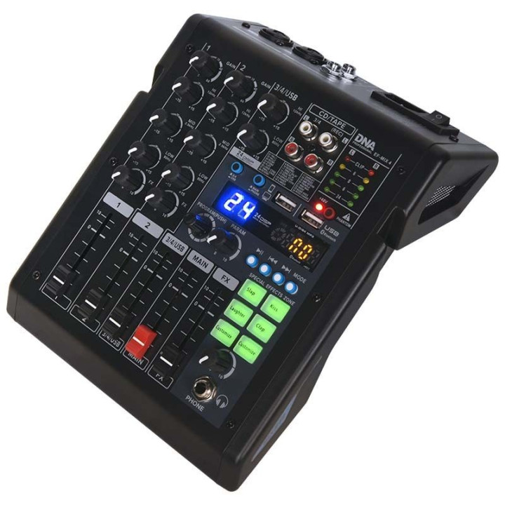 DNA EF-MIX 4 mikser audio USB MP3 Bluetooth analogowy 4 kana