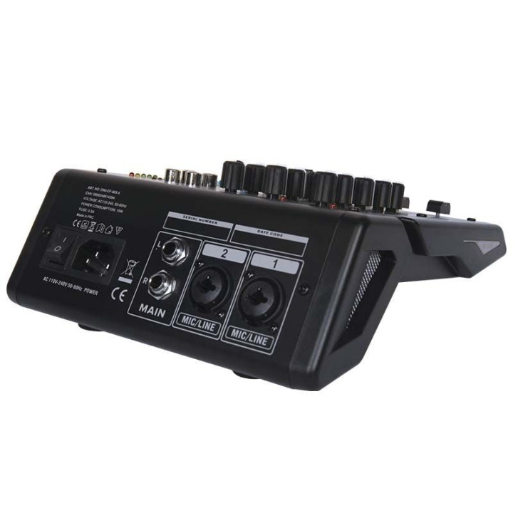 DNA EF-MIX 4 mikser audio USB MP3 Bluetooth analogowy 4 kana