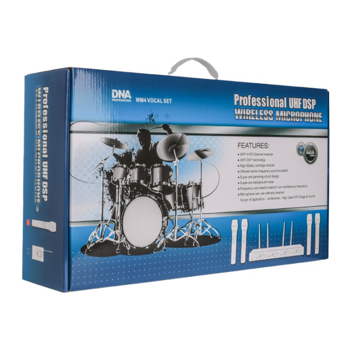 DNA WM4 VOCAL SET bezprzewodowy mikrofonowy system naglosnie