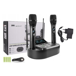 DNA UMA VOCAL SET bezprzewodowy system naglosnienia 2 mikrof
