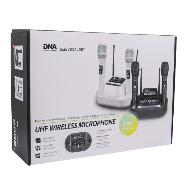 DNA UMA VOCAL SET bezprzewodowy system naglosnienia 2 mikrof