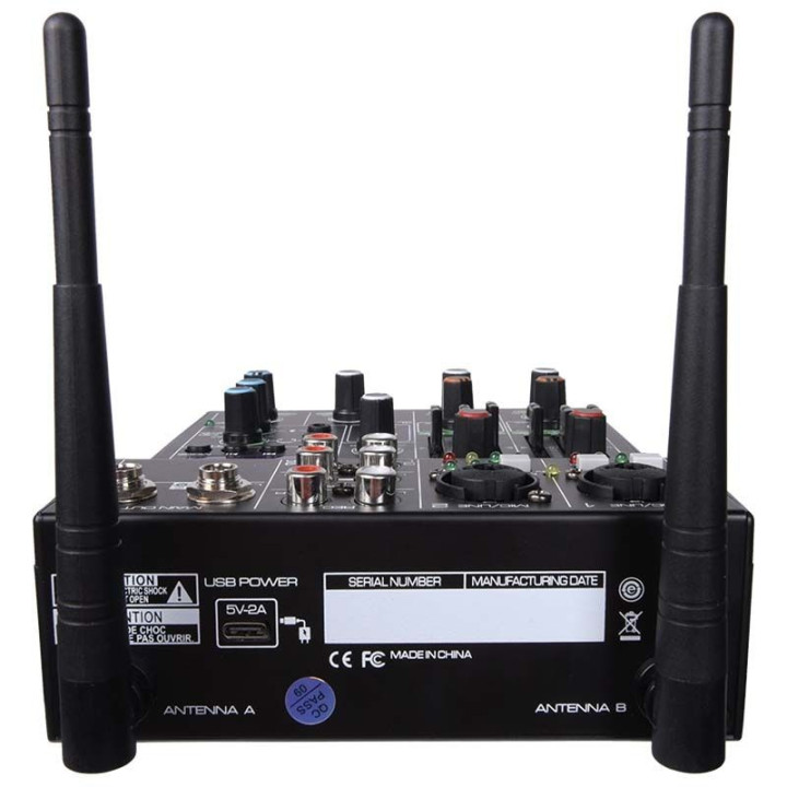 DNA MIXMIC 2 mikser audio USB Bluetooth + mikrofony bezprzew