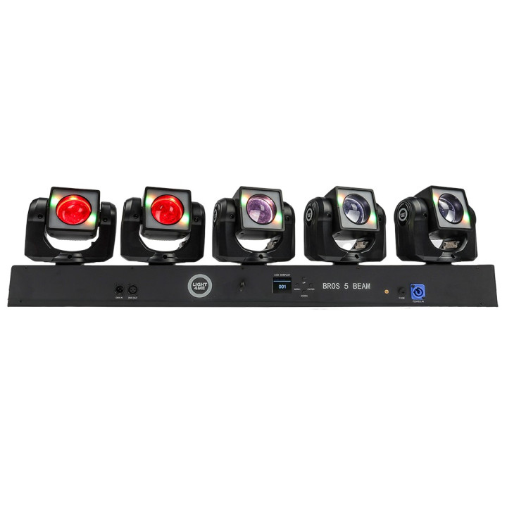 LIGHT4ME BROS 5 BEAM efekt LED 5 glowic ruchomych oswietleni