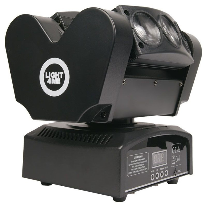 LIGHT4ME SPIDER HEAD 6x10 efekt disco glowica ruchoma