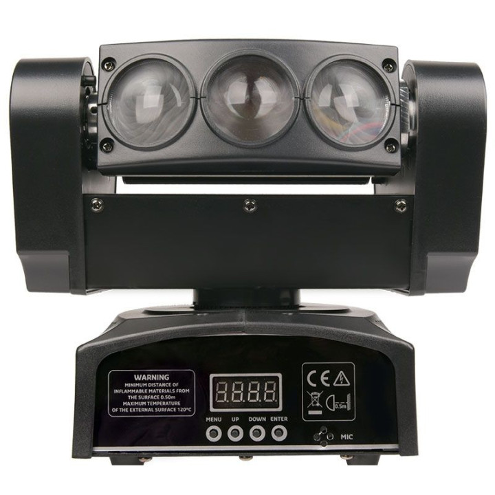 LIGHT4ME SPIDER HEAD 6x10 efekt disco glowica ruchoma