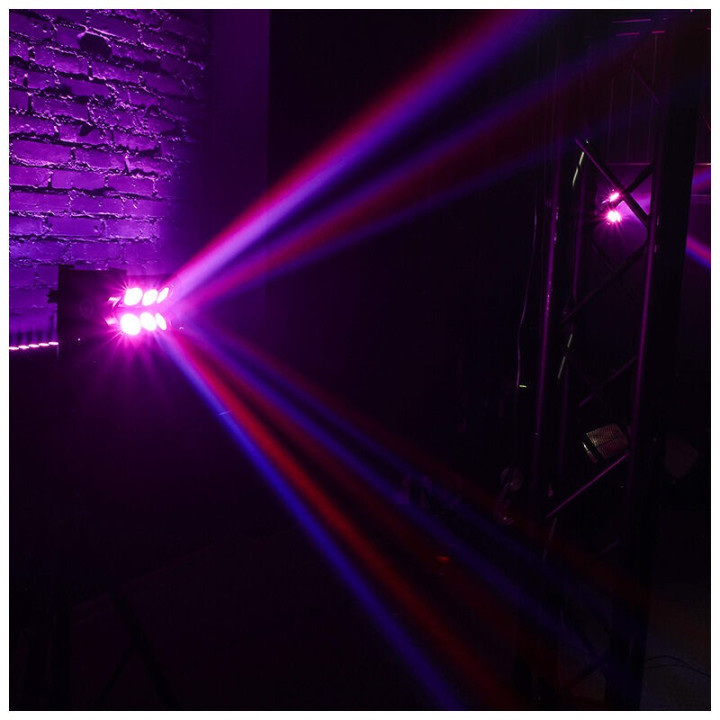 LIGHT4ME SPIDER HEAD 6x10 efekt disco glowica ruchoma