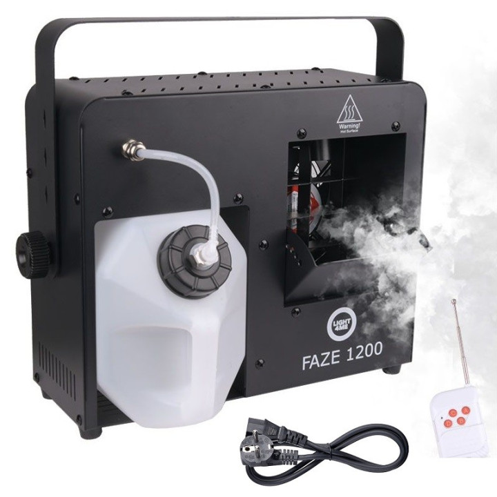 LIGHT4ME FAZE 1200 wytwornica dymu mgly hazer pilot timer