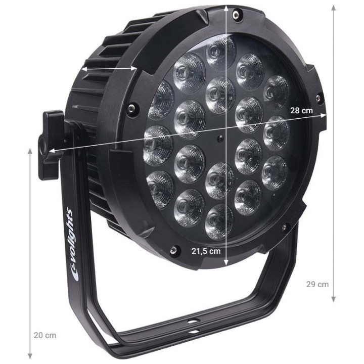 EVOLIGHTS GLAZE PAR IP65 reflektor zewnetrzny LED oswietlacz