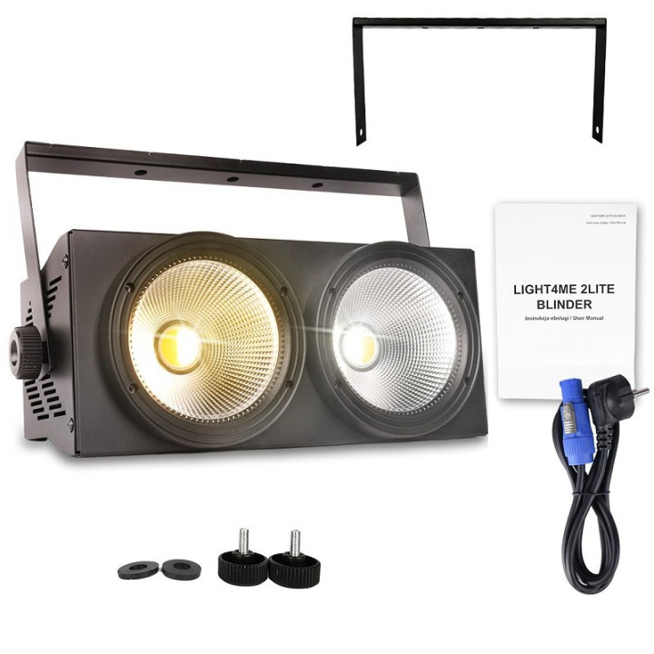 LIGHT4ME 2LITE BLINDER oswietlacz sceniczny estradowy WW/CW