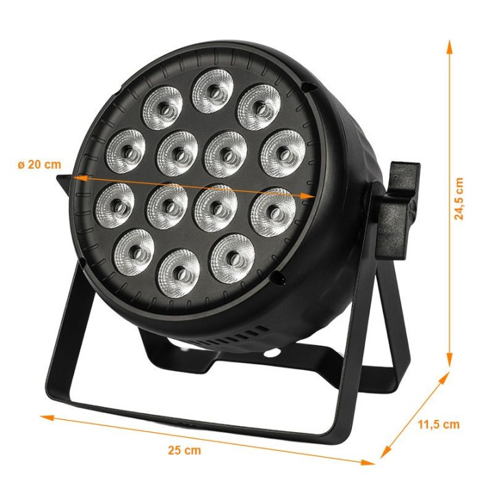 LIGHT4ME VENOM PAR 14X15 reflektor LED RGBW dekoracja swiatl