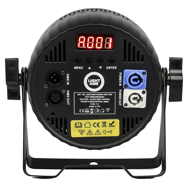 LIGHT4ME VENOM PAR 7X30W reflektor LED RGBW dekoracja swiatl