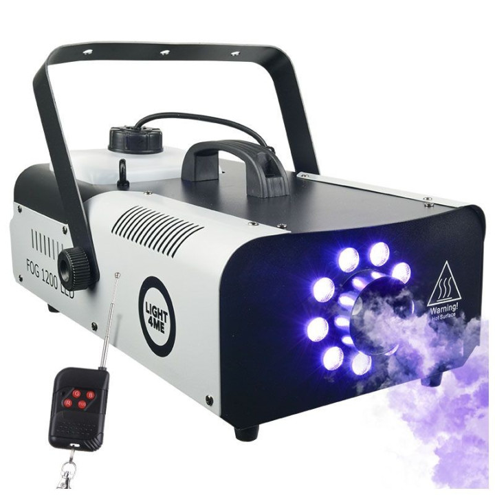 LIGHT4ME FOG 1200 LED wytwornica dymu mgly pilot