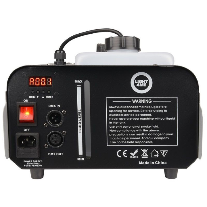 LIGHT4ME FOG 1200 LED wytwornica dymu mgly pilot