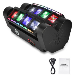 LIGHT4ME SPIDER STRIPE efekt LED disco stroboskop