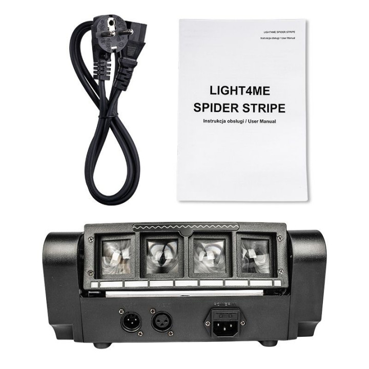 LIGHT4ME SPIDER STRIPE efekt LED disco stroboskop