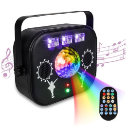 LIGHT4ME MULTIBOX multiefekt LED kula disco laser UV strobos