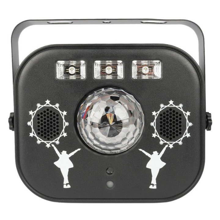 LIGHT4ME MULTIBOX multiefekt LED kula disco laser UV strobos