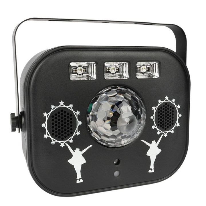 LIGHT4ME MULTIBOX multiefekt LED kula disco laser UV strobos