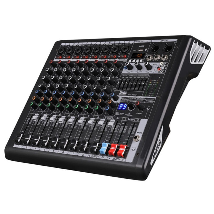 DNA HLC 10 MK2 analogowy mikser dzwieku 10 kanalów USB MP3 B