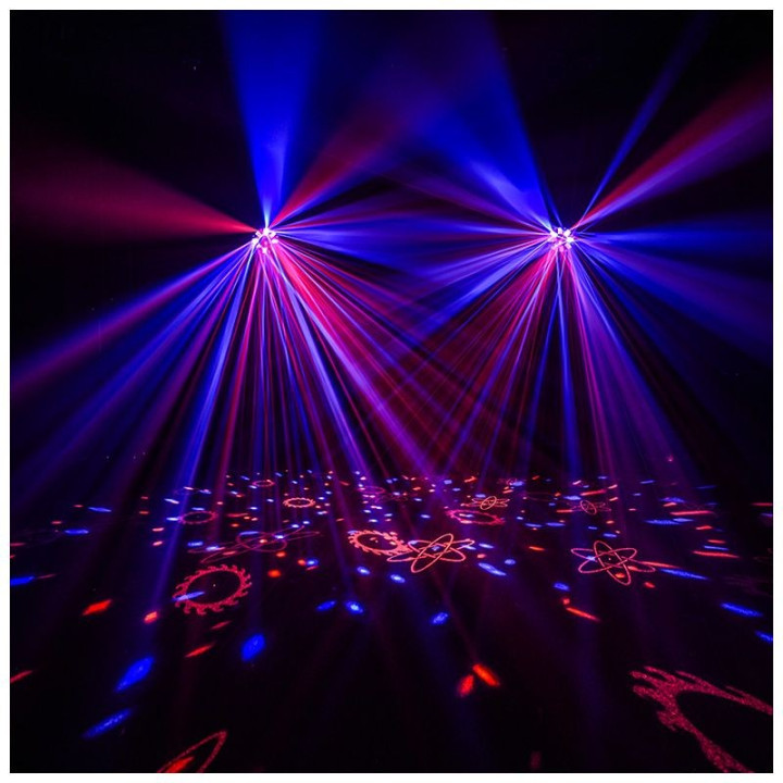 LIGHT4ME OCTALED efekt swietlny disco RGBWA flower laser str