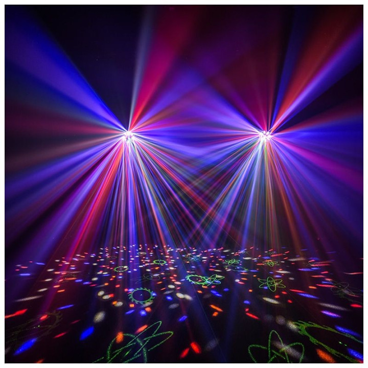 LIGHT4ME OCTALED efekt swietlny disco RGBWA flower laser str