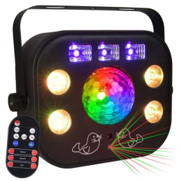 LIGHT4ME MULTIPHASE multiefekt LED UV wash strobe