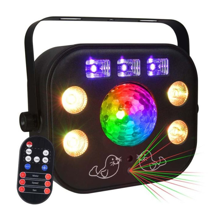 LIGHT4ME MULTIPHASE multiefekt LED UV wash strobe