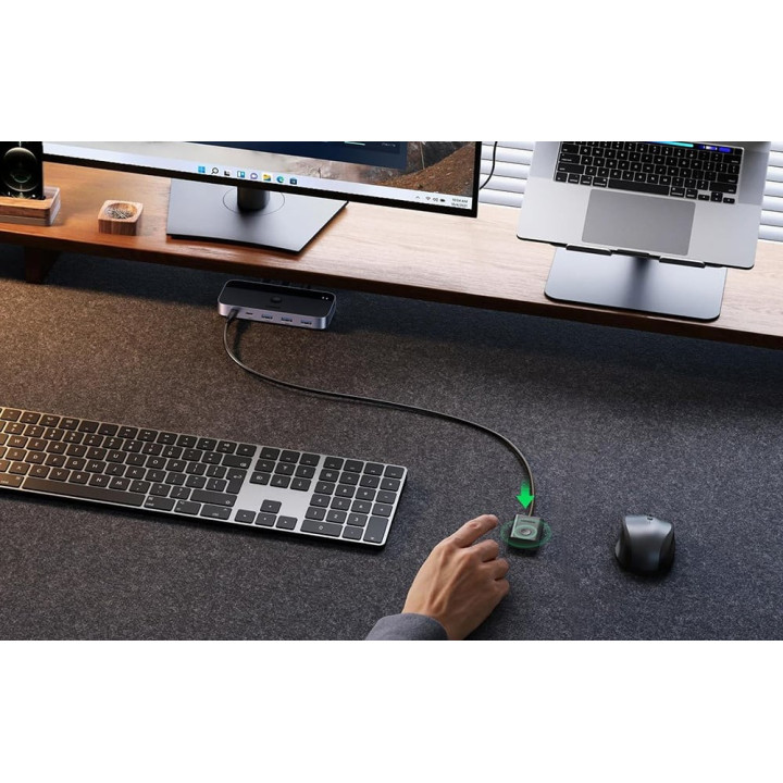 UGREEN 15705 Przelacznik switch USB 3.0 czarny – ? Huby USB