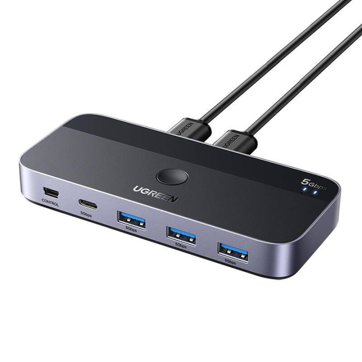 UGREEN 15705 Przelacznik switch USB 3.0 czarny – ? Huby USB