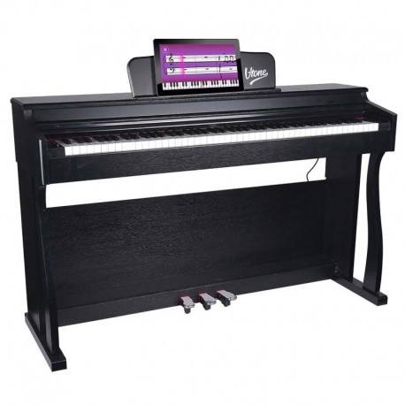 V-TONE BL-8808 BK pianino cyfrowe do nauki USB MIDI czarne – zdjęcie produktu