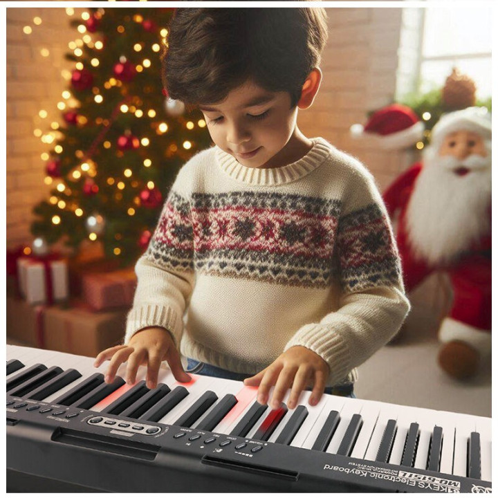 MQ 6151L KEYBOARD edukacyjny podswietlane klawisze organy dl
