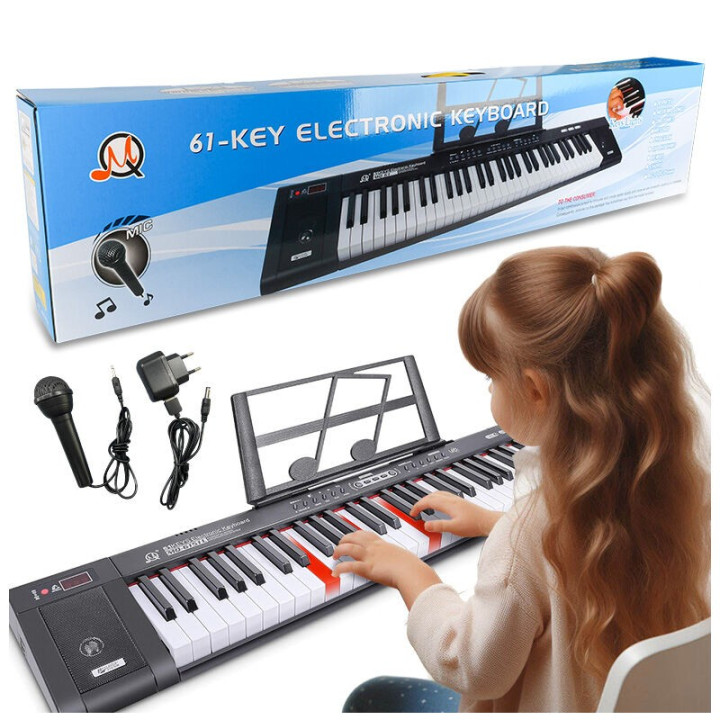 MQ 6151L KEYBOARD edukacyjny podswietlane klawisze organy dl