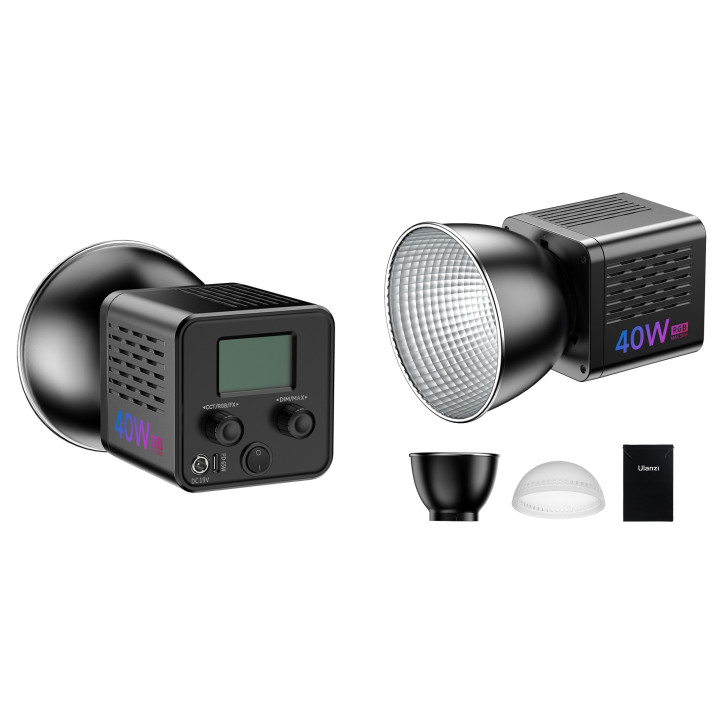 Ulanzi 40W - RGB Lampa LED RGB, WB (2500 K - 6500 K)