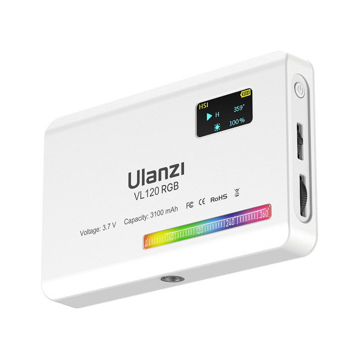 Ulanzi VL120 Lampa LED panelowa z akumulatorem RGB, WB (2500