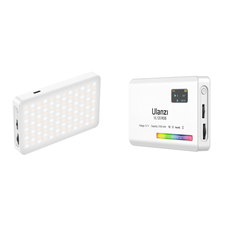 Ulanzi VL120 Lampa LED panelowa z akumulatorem RGB, WB (2500