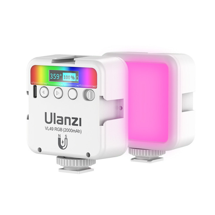 Ulanzi VL49 Lampa LED panelowa z akumulatorem RGB, WB (2500