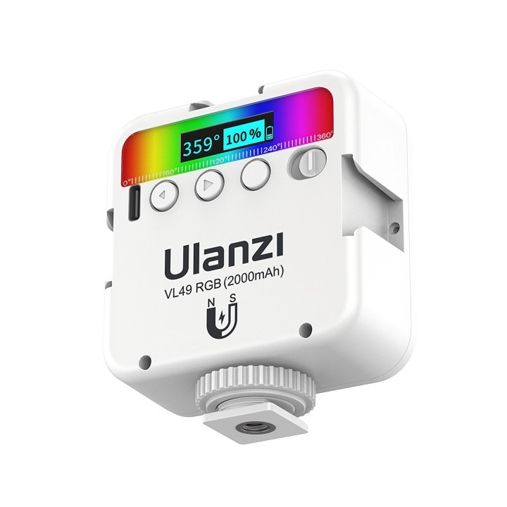 Ulanzi VL49 Lampa LED panelowa z akumulatorem RGB, WB (2500