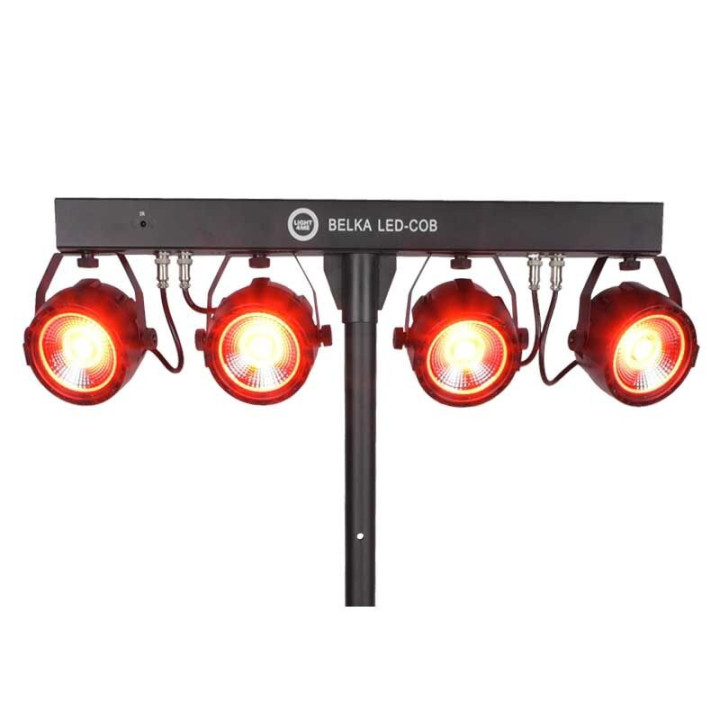 LIGHT4ME BELKA LED COB PAR 4x30W statyw pokrowiec