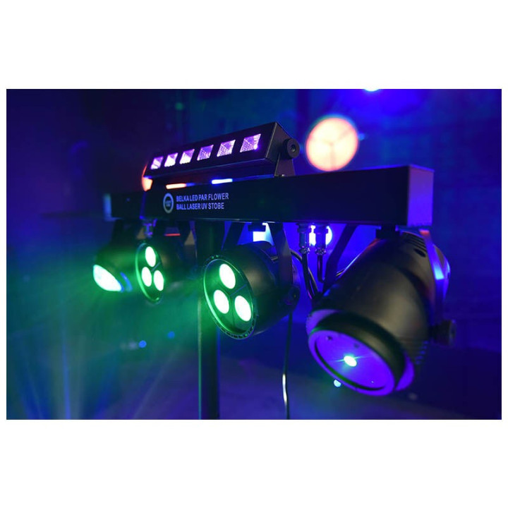 LIGHT4ME BELKA LED PAR FLOWER BALL LASER UV STROBE multiefek