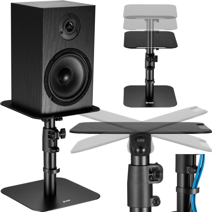MOZOS MSK6 statyw stojak pod glosniki monitor 2szt