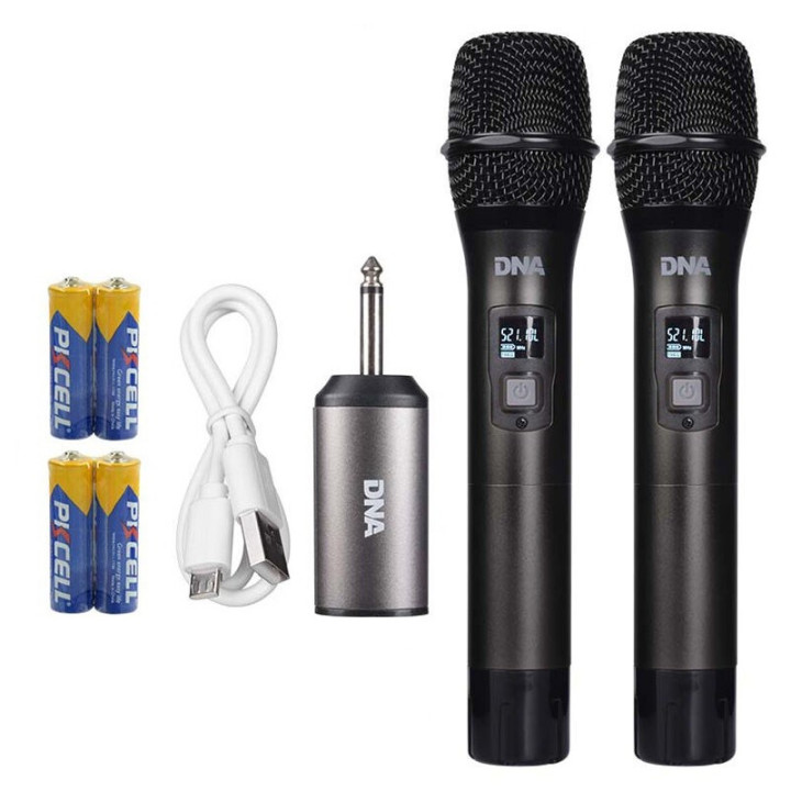 DNA FU DUAL VOCAL zestaw 2x mikrofon dynamiczny wokalowy bez