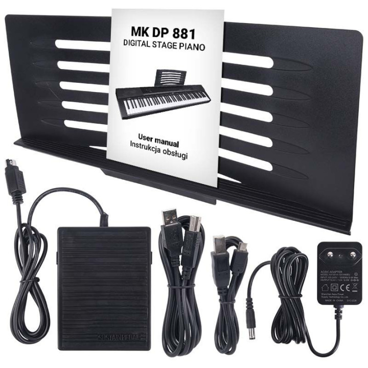 MK WP 881 pianino cyfrowe ze statywem drewnianym – ? Instrum