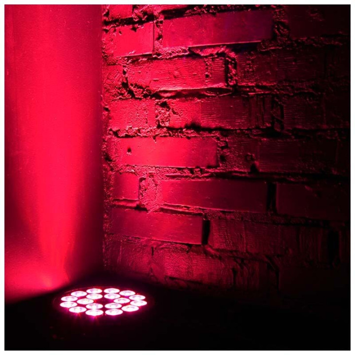 LIGHT4ME ALU HEXA PAR 18x10W RGBWA-UV reflektor sceniczny LE