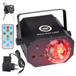 LIGHT4ME DISCO KULA LASER multiefekt swietlny LED