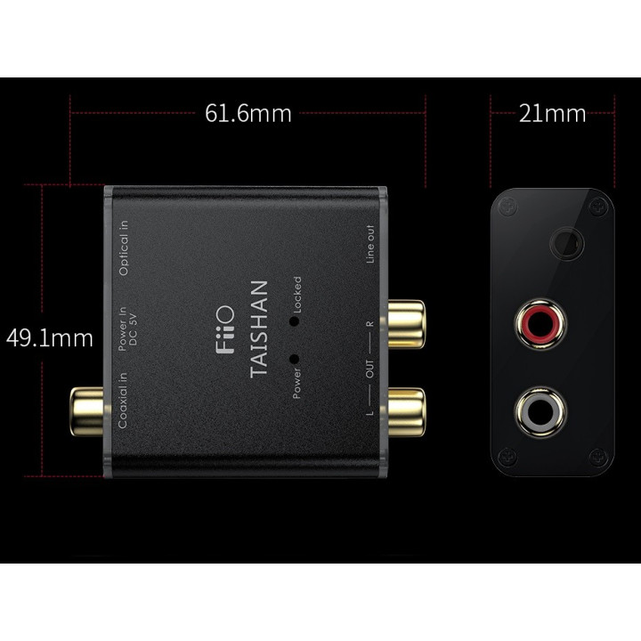 FIIO D03K Taishan przetwornik konwerter DAC s/pdif coaxial 2